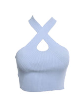 Load image into Gallery viewer, X-Factor Halter Knit Top
